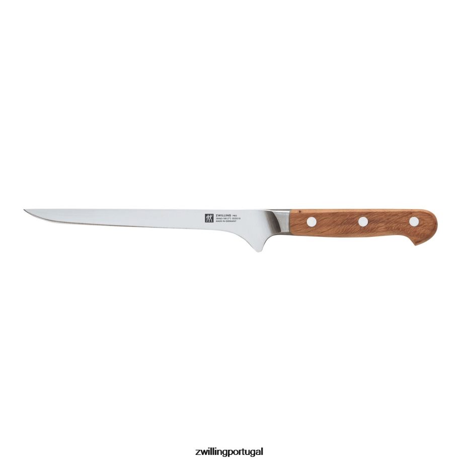 Zwilling talheres 442PVP407 pro azinheira de 7 polegadas, faca de filetagem