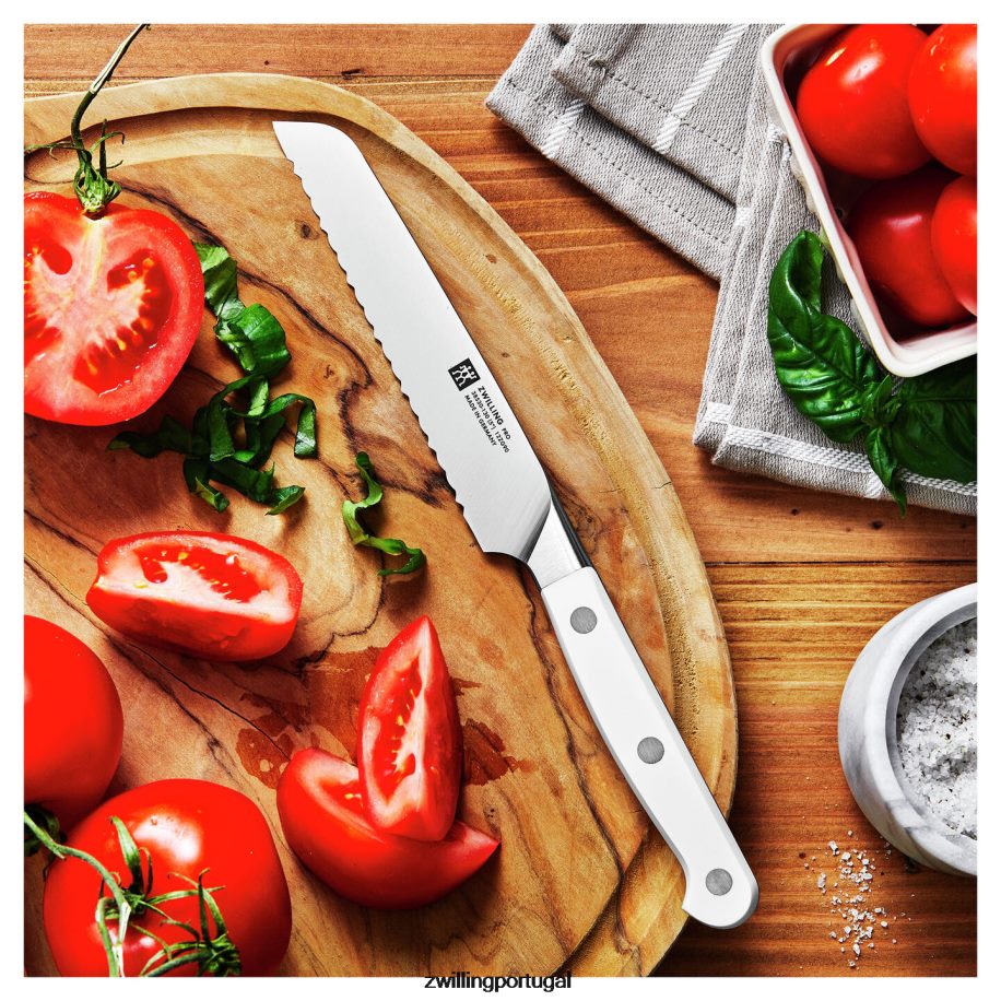 Zwilling talheres 442PVP175 faca utilitária pro le blanc de 5 polegadas, borda serrilhada