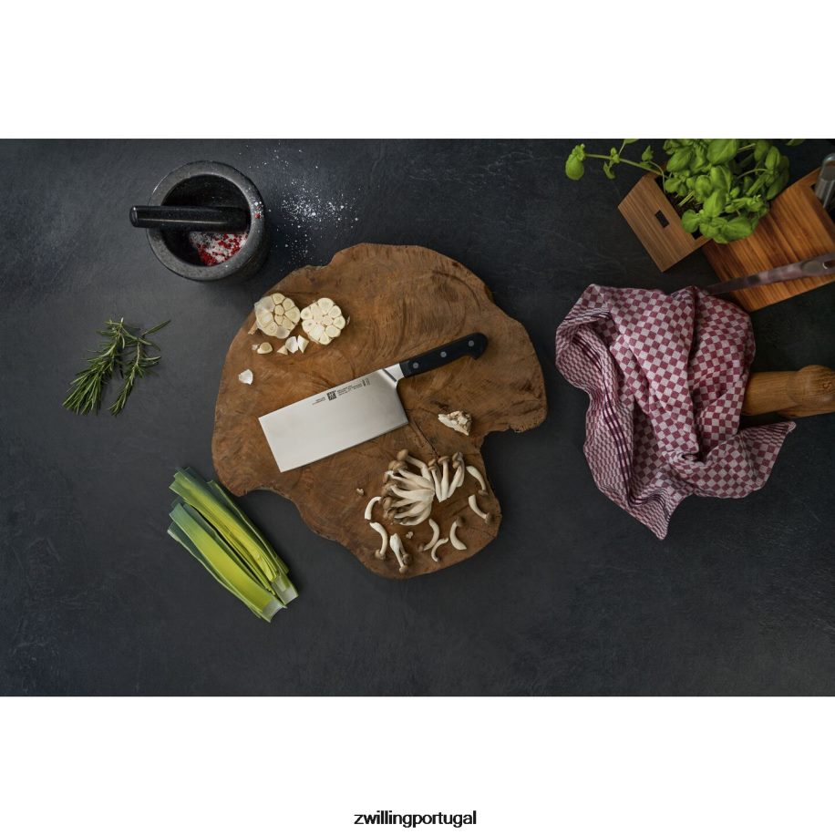 Zwilling talheres 442PVP17 faca/cutelo de legumes profissional de 7 polegadas, chef chinês