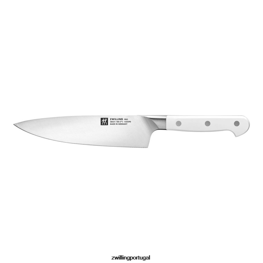Zwilling talheres 442PVP19 pro le blanc de 7 polegadas, faca fina do chef