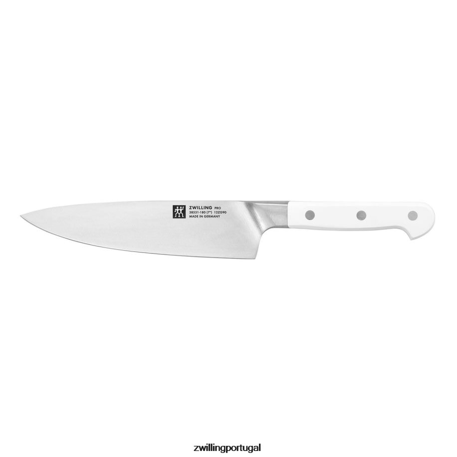 Zwilling talheres 442PVP19 pro le blanc de 7 polegadas, faca fina do chef