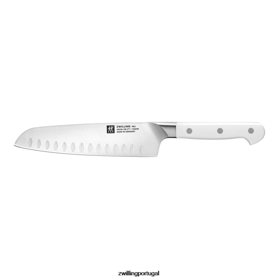 Zwilling talheres 442PVP212 faca santoku fina de borda oca pro le blanc de 7 polegadas
