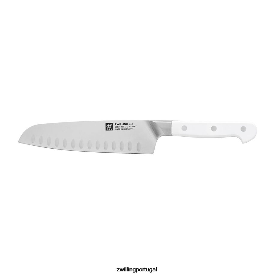 Zwilling talheres 442PVP212 faca santoku fina de borda oca pro le blanc de 7 polegadas