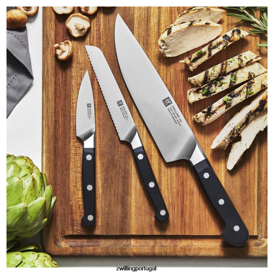Zwilling talheres 442PVP22 pro 3 peças, conjunto de faca inicial
