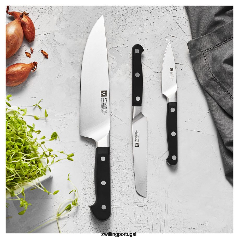 Zwilling talheres 442PVP22 pro 3 peças, conjunto de faca inicial