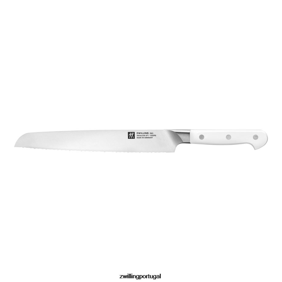Zwilling talheres 442PVP230 pro le blanc faca de pão de 9 polegadas