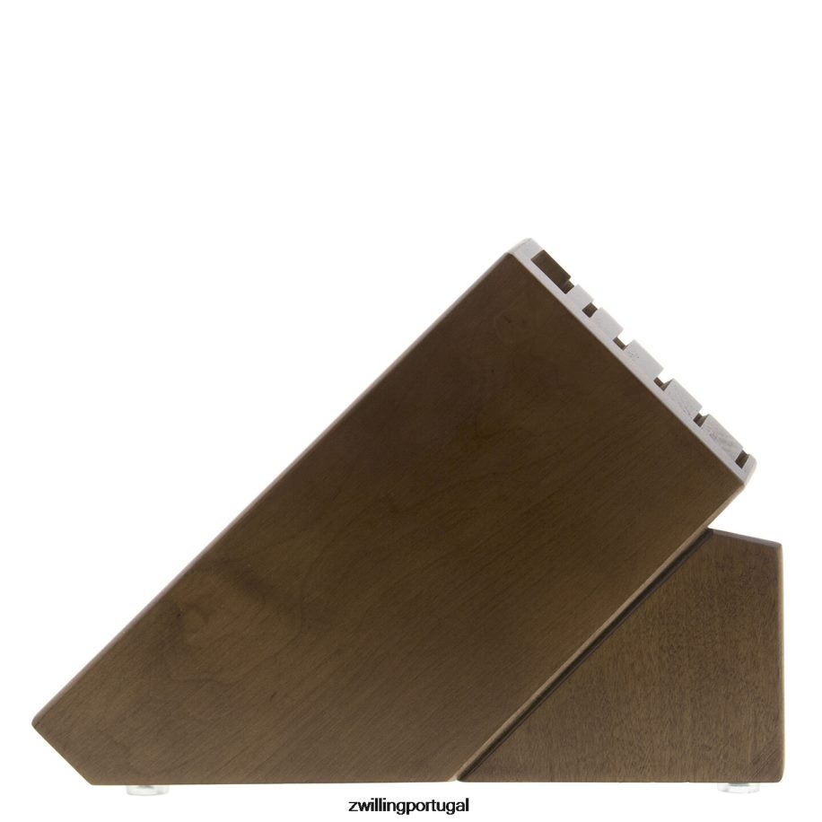 Zwilling talheres 442PVP372 pro 20 peças, conjunto de bloco de faca, marrom