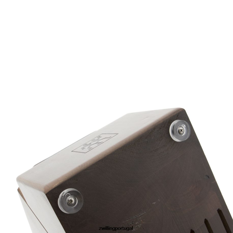 Zwilling talheres 442PVP372 pro 20 peças, conjunto de bloco de faca, marrom