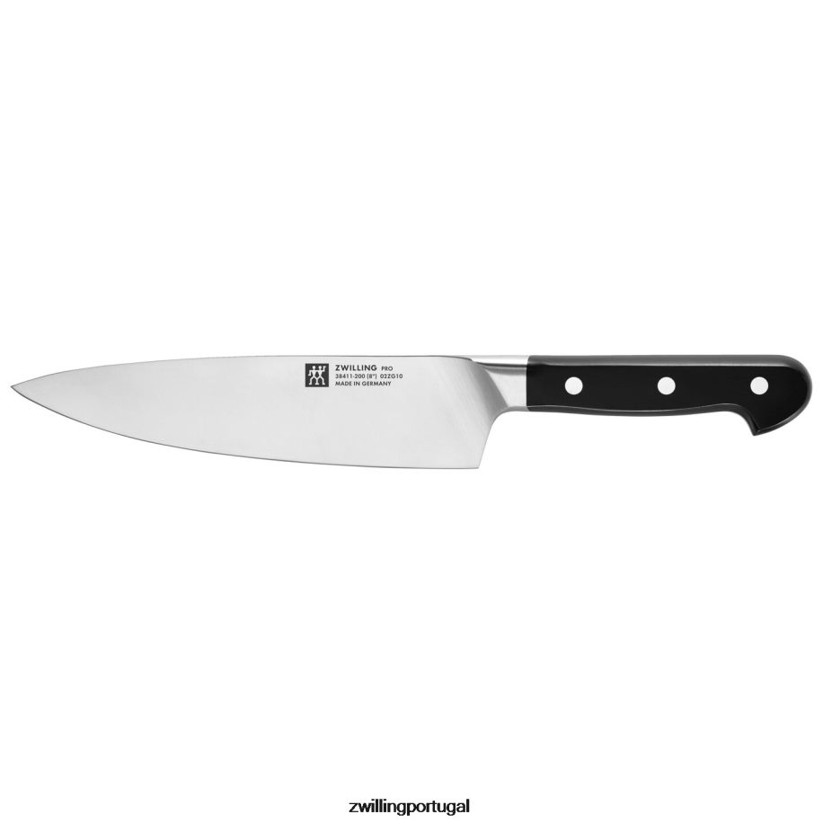 Zwilling talheres 442PVP372 pro 20 peças, conjunto de bloco de faca, marrom