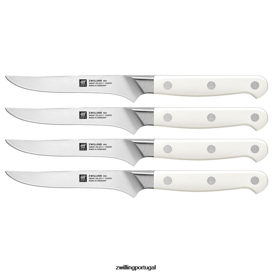 Zwilling talheres 442PVP68 pro le blanc 4 peças, conjunto de bife