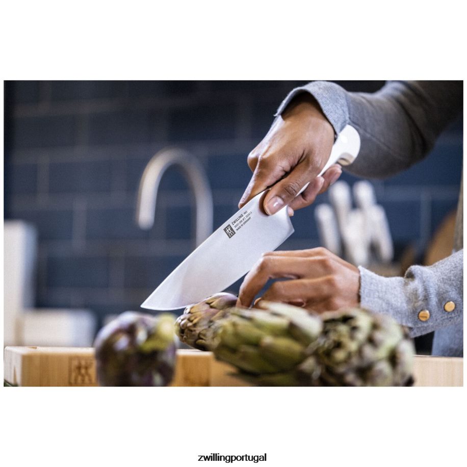 Zwilling talheres 442PVP72 pro le blanc de 8 polegadas, faca de chef
