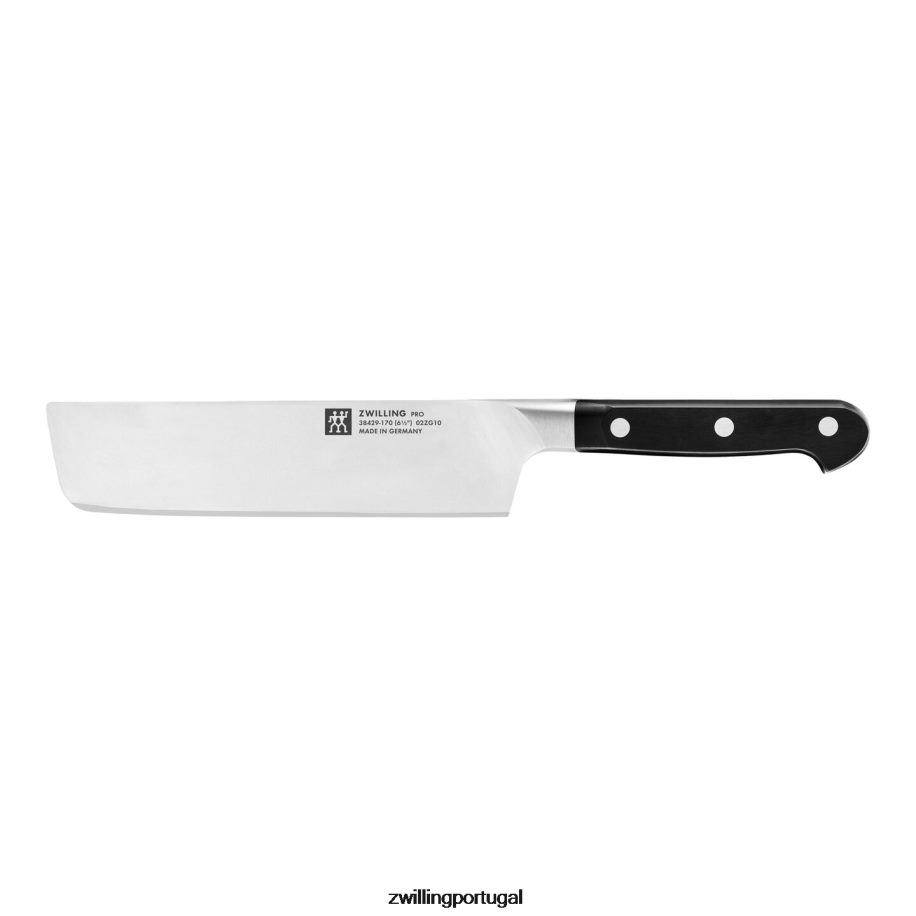 Zwilling talheres 442PVP74 faca nakiri profissional de 6,5 polegadas