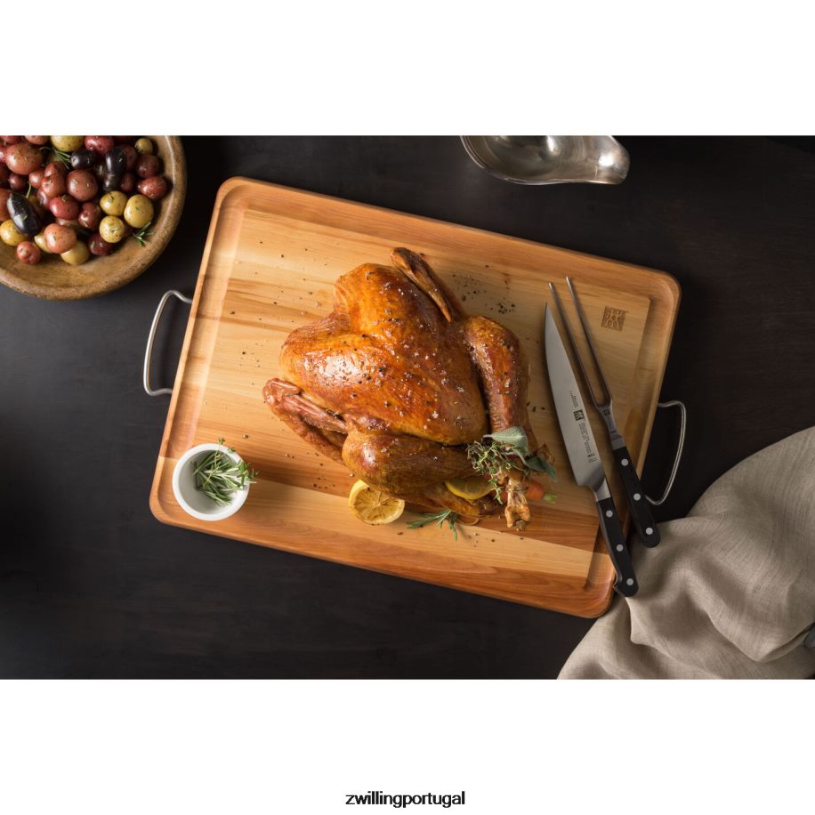 Zwilling talheres 442PVP77 pro 2 peças, conjunto de garfo e faca de trinchar